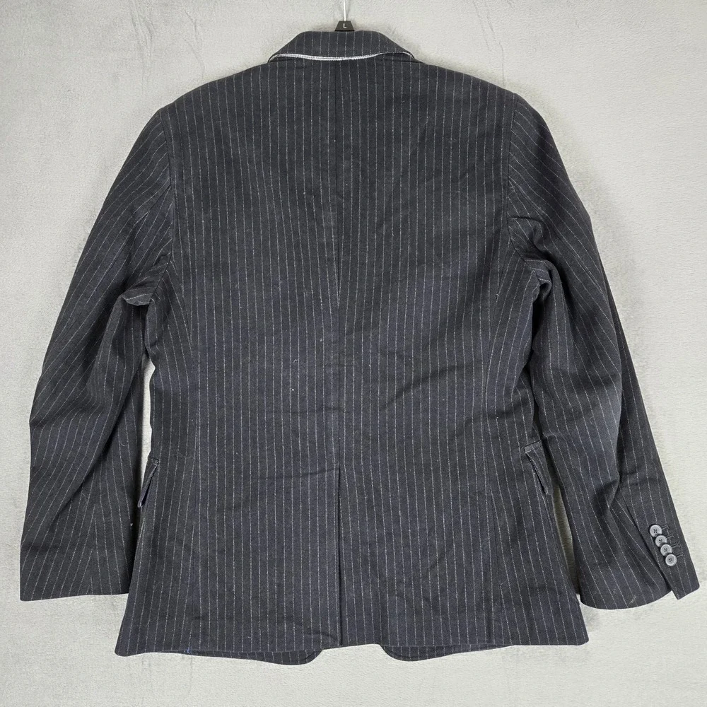 Banana‎ Republic Blazer Mens 42R Gray Wool Tailored Fit Italian Fabric Jacket